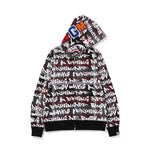 Bape Shark WGM Hoodie - 210000094488 Hidden Hype Clothing