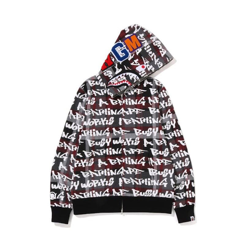 Bape Shark WGM Hoodie - 210000094488 Hidden Hype Clothing