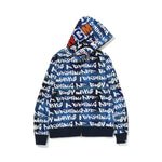 Bape Shark WGM Hoodie - 210000089496 Hidden Hype Clothing