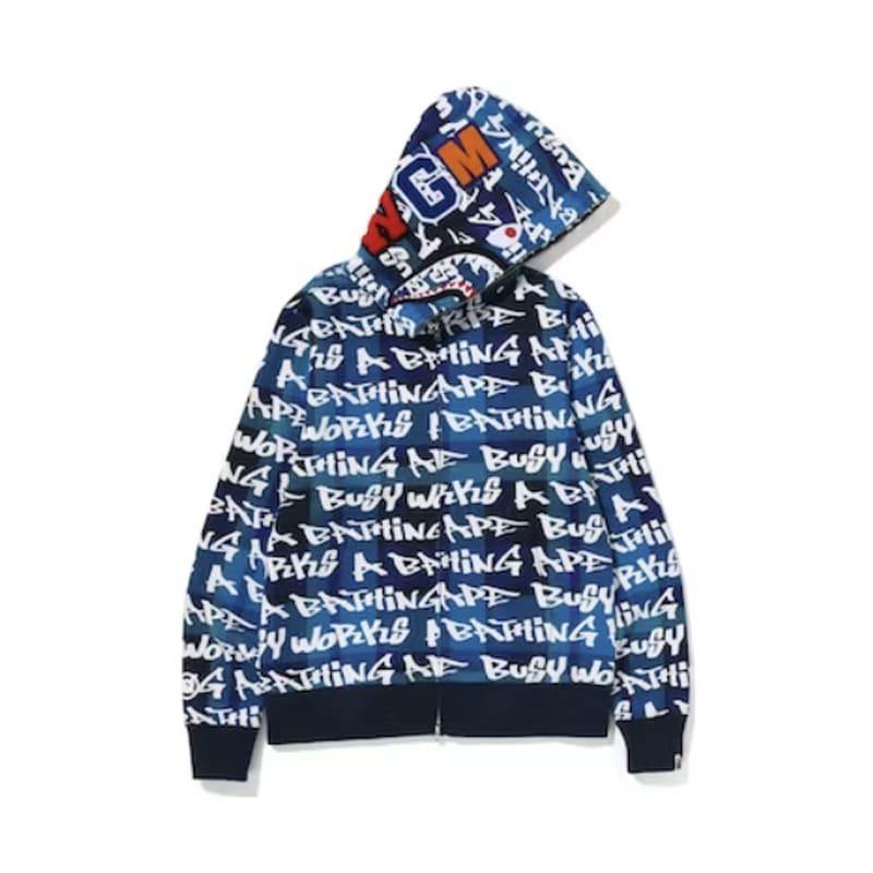 Bape Shark WGM Hoodie - 210000089496 Hidden Hype Clothing