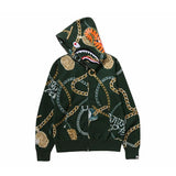 Bape Shark WGM Hoodie - 210000094303 Hidden Hype Clothing