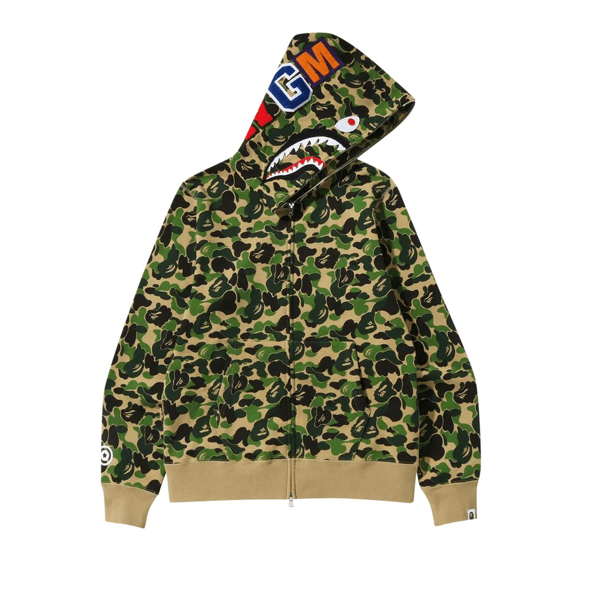 Bape Shibuya Exclusive ABC Camo Full Body Zip Up Hoodie - 210000099992 Hidden Hype Clothing