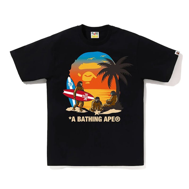 Bape Sunset Beach Ape Head Tee - 210000093622 Hidden Hype Clothing