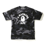 Bape Woodland Camo College Tee - 210000090658 Hidden Hype Clothing
