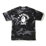 Bape Woodland Camo College Tee - 210000090658 Hidden Hype Clothing