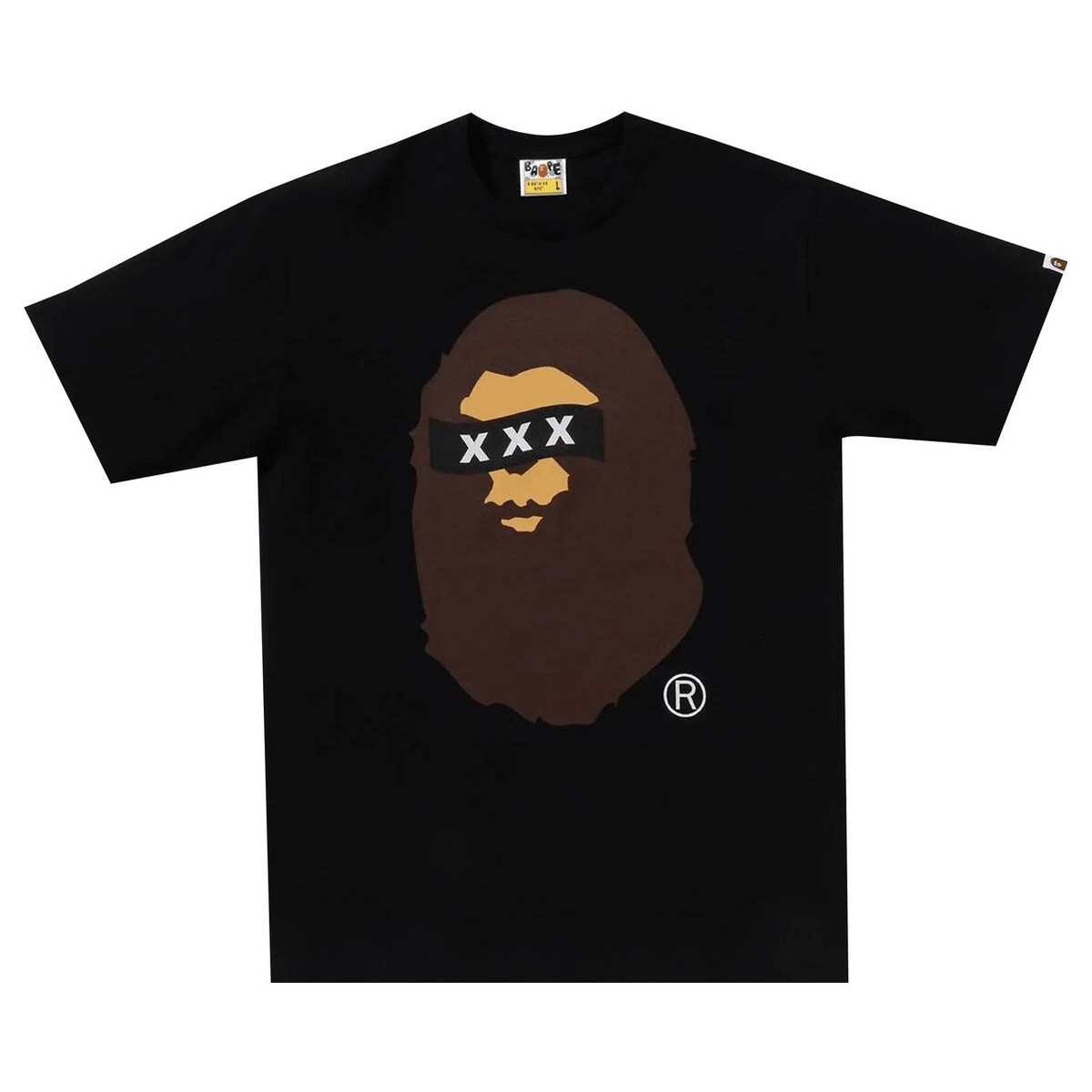 Bape x God Selection Ape Head Tee - 210000098712 Hidden Hype Clothing