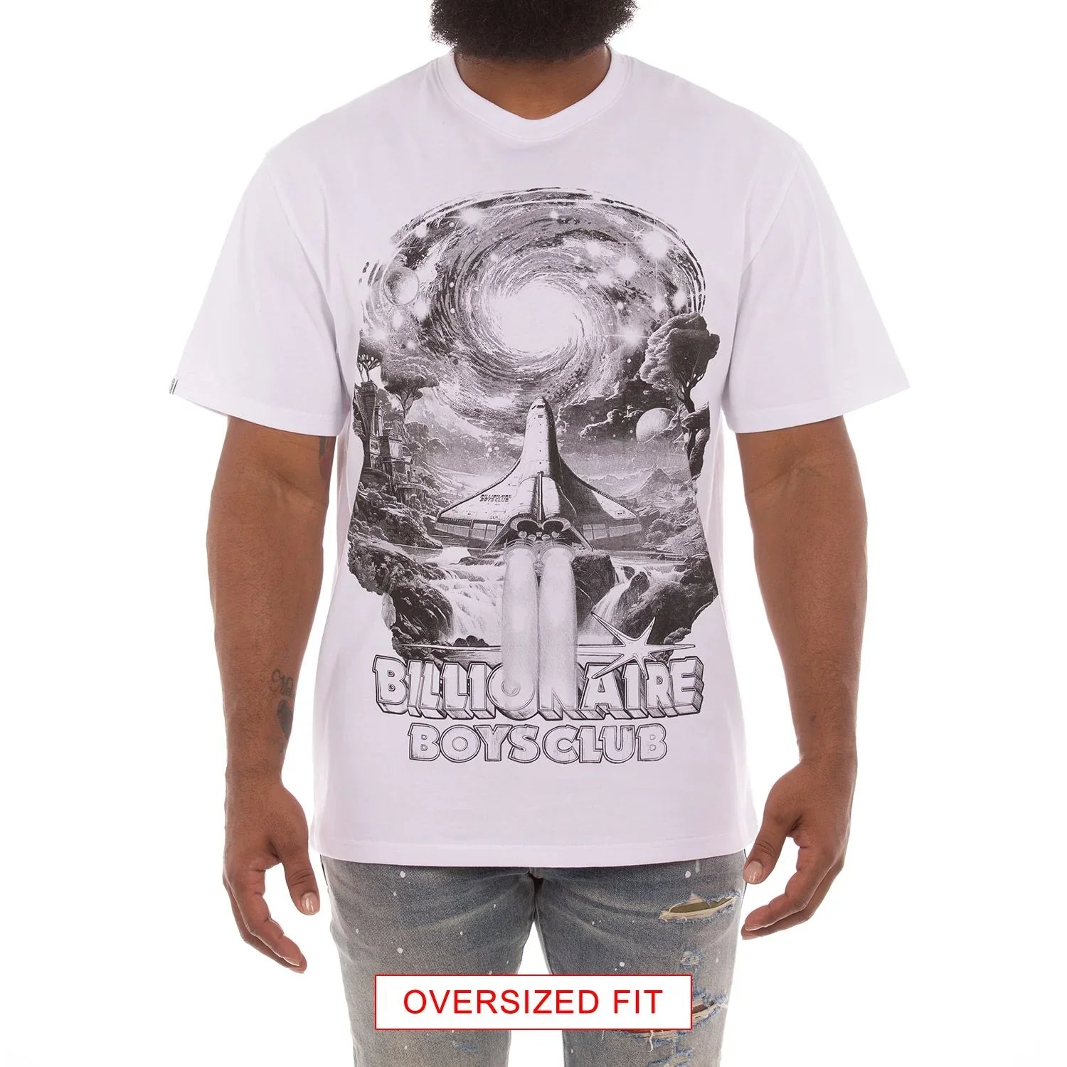 Billionaire Boys Club BB Gray Horizon SS OS Knit - 210000094265 Hidden Hype Clothing