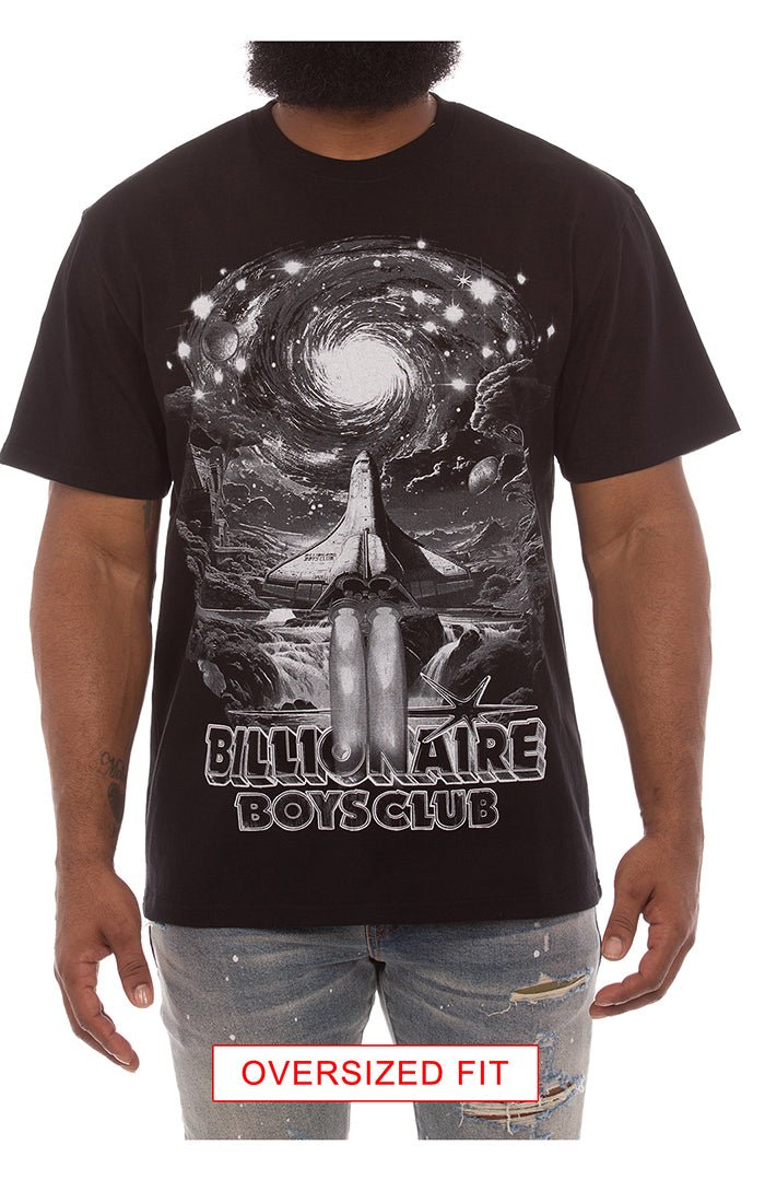 Billionaire Boys Club BB Gray Horizon SS OS Knit - 210000094262 Hidden Hype Clothing
