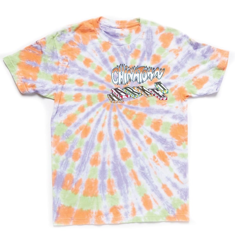 Chinatown Market Block Tie Dye Tee - 210000048334 Hidden Hype Clothing