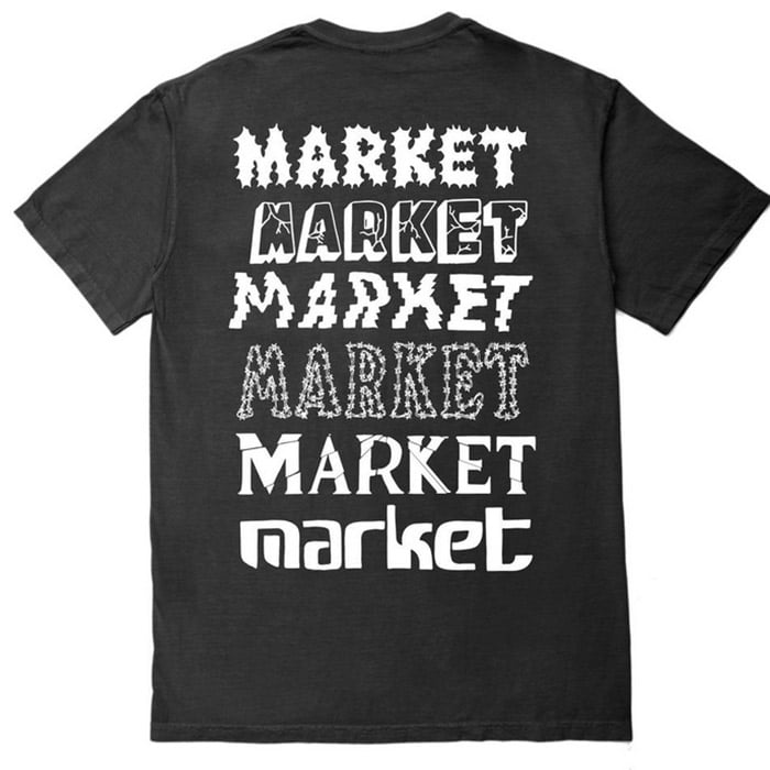 Chinatown Market Stacked Logo Tee - 210000034149 Hidden Hype Clothing