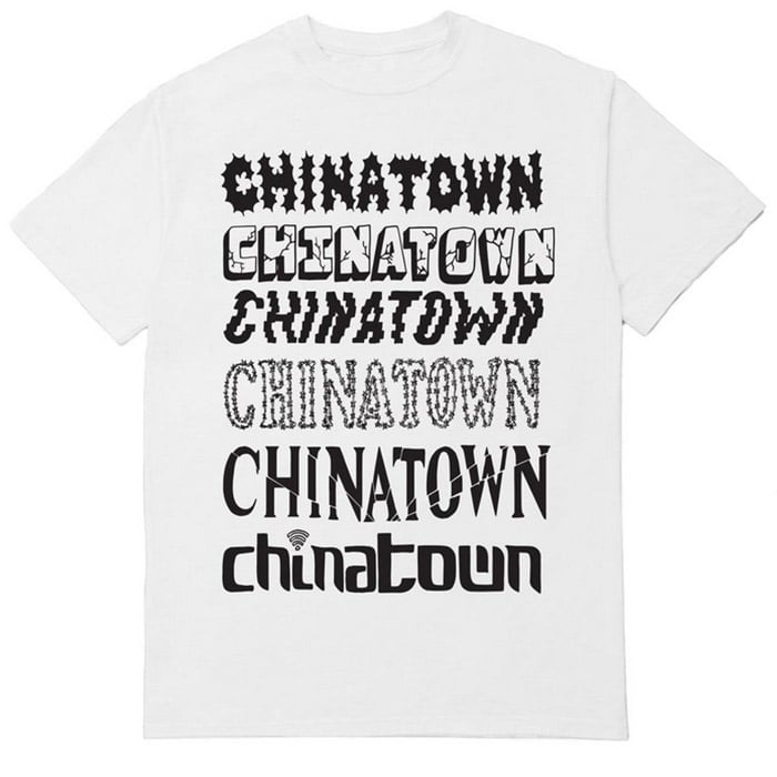 Chinatown Market Stacked Logo Tee - 210000034140 Hidden Hype Clothing
