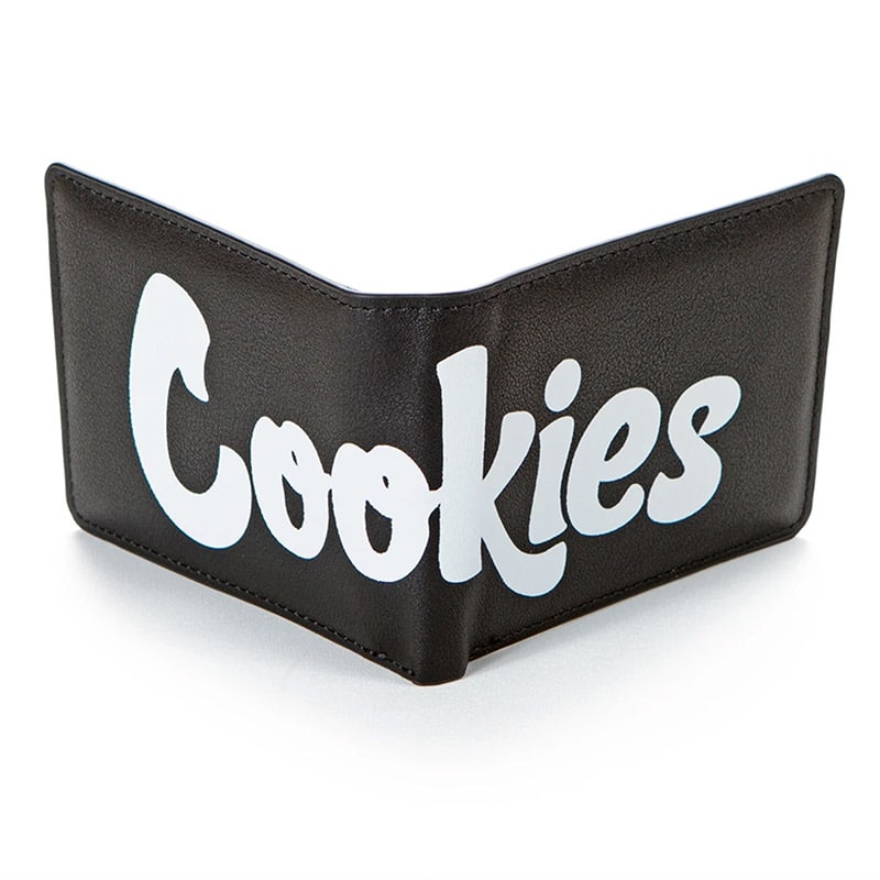 Cookies Textured Faux Leather Billfold Wallet - 210000052539 Hidden Hype Clothing