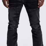 Crysp Denim Arch Flare Denim - 210000095675 Hidden Hype Clothing