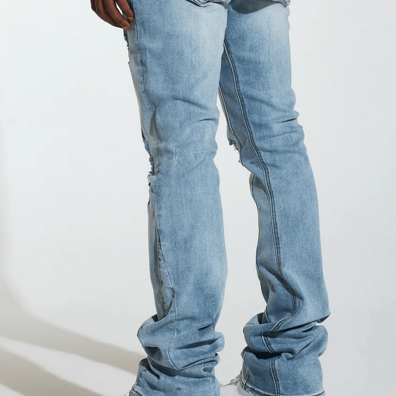 Crysp Denim Arch Flare Denim - 210000084127 Hidden Hype Clothing