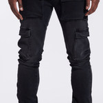 Crysp Denim Jake Cargo Flare Denim - 210000095681 Hidden Hype Clothing