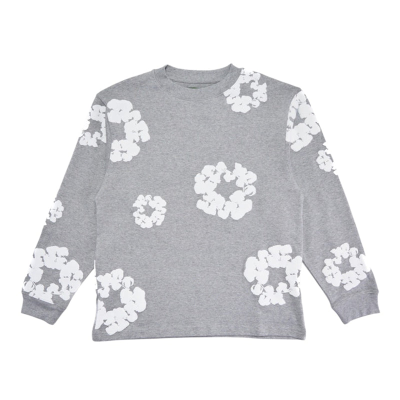 Denim Tears Cotton Wreath L/S Tee - 210000093933 Hidden Hype Clothing
