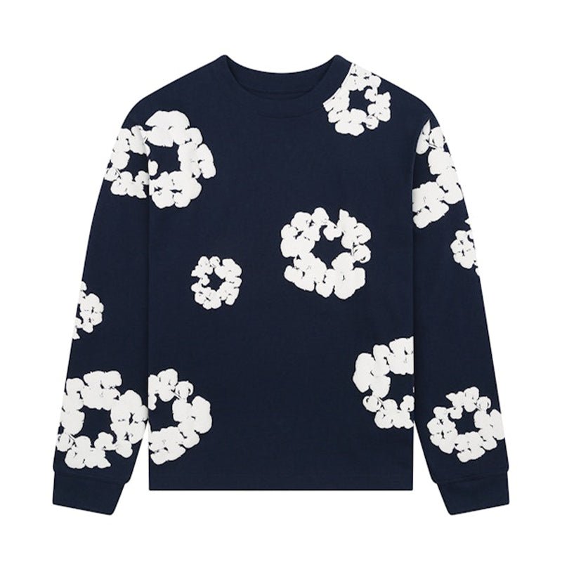 Denim Tears Cotton Wreath L/S Tee - 210000093937 Hidden Hype Clothing