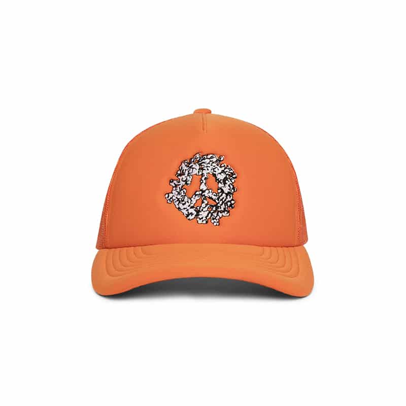 Denim Tears Peace Wreath Trucker Hat - 210000086266 Hidden Hype Clothing