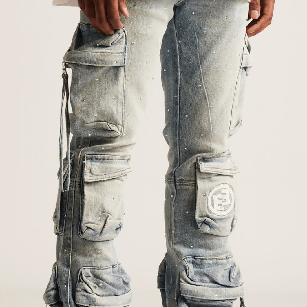 Embellish Hawk Cargo Denim - 210000096868 Hidden Hype Clothing