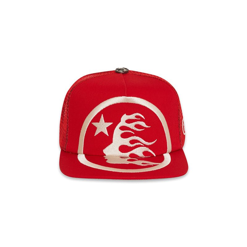 Hellstar Big Logo Trucker Snapback Hat - 210000092409 Hidden Hype Clothing