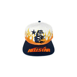 Hellstar Flame Vintage Snapback Hat - 210000092423 Hidden Hype Clothing