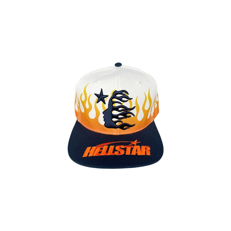 Hellstar Flame Vintage Snapback Hat - 210000092423 Hidden Hype Clothing