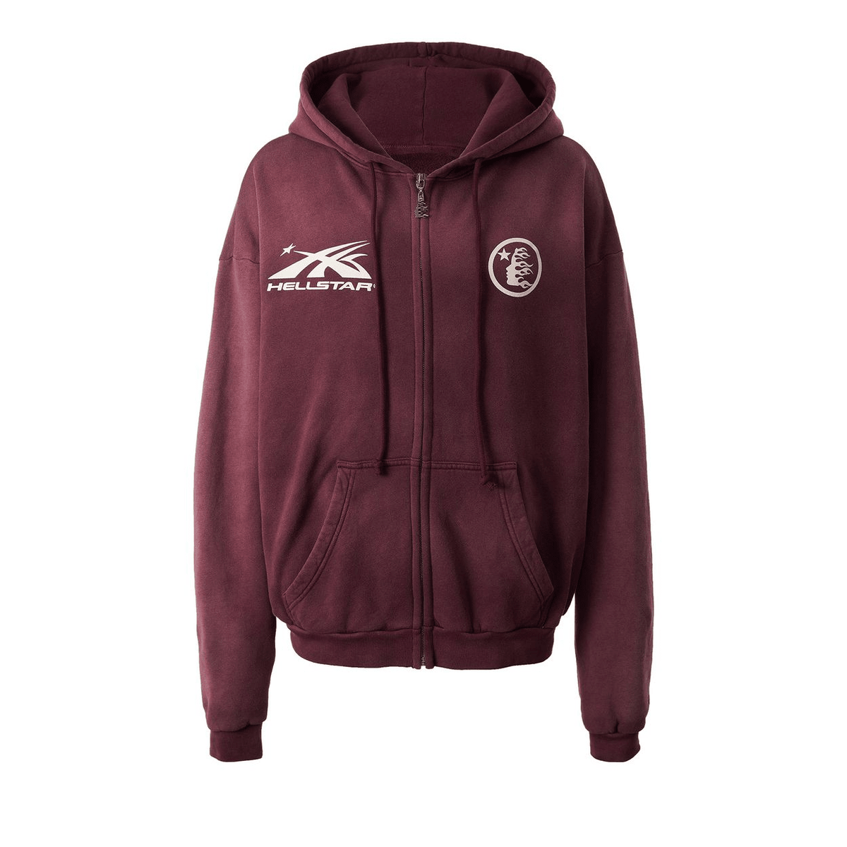 Hellstar HS Logo Zip Up Hoodie - 210000094984 Hidden Hype Clothing