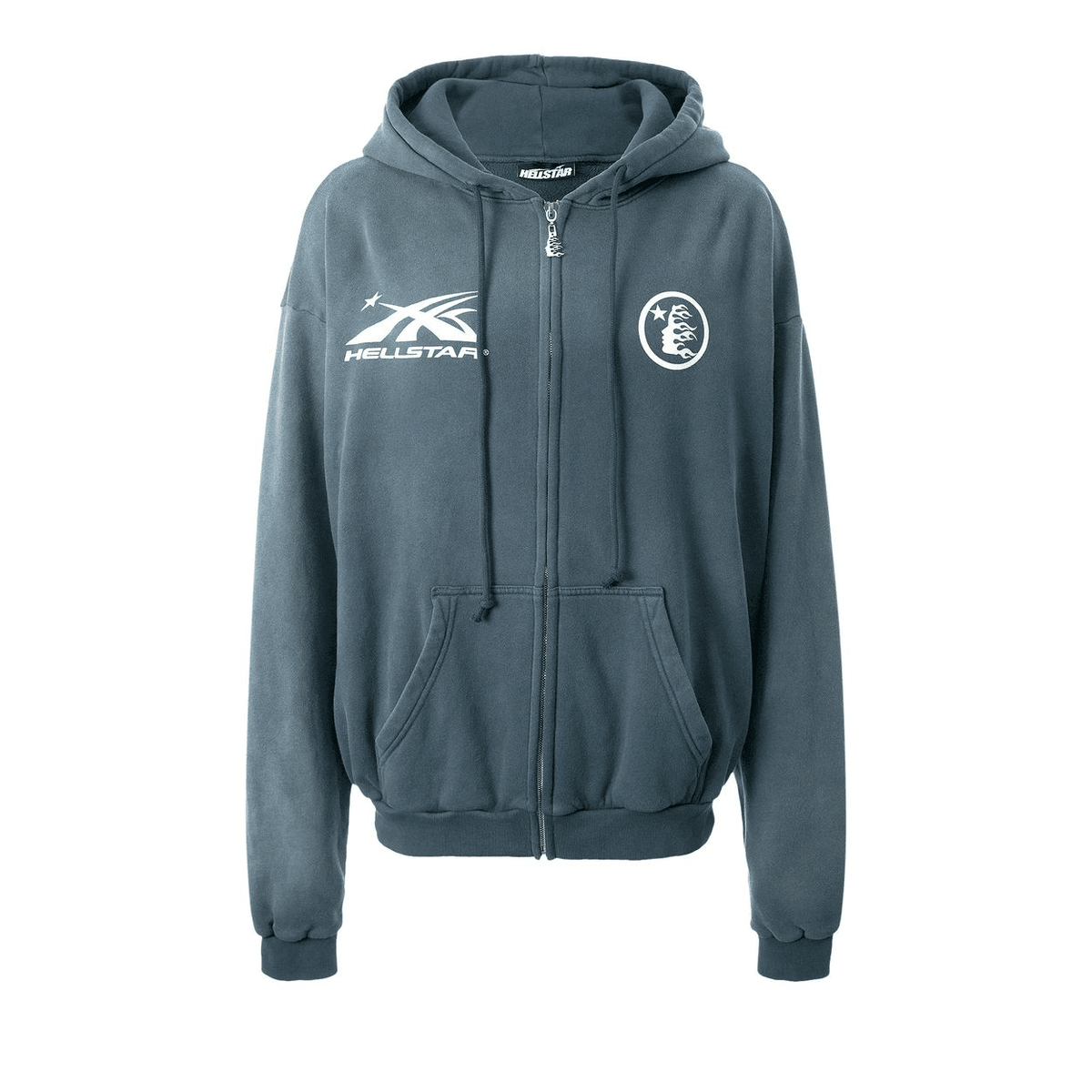 Hellstar HS Logo Zip Up Hoodie - 210000094980 Hidden Hype Clothing