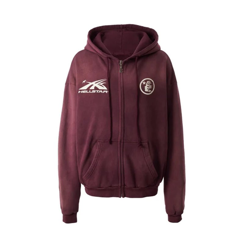 Hellstar HS Logo Zip Up Hoodie - 210000094987 Hidden Hype Clothing