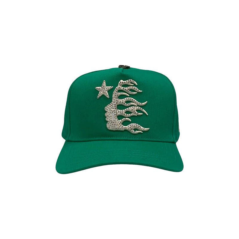 Hellstar OG Logo Rhinestone Snapback Hat - 210000092431 Hidden Hype Clothing