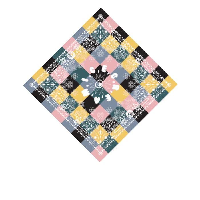 Ice Cream Bandana Paisley - 210000043666 Hidden Hype Clothing