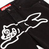Ice Cream Black Dog Jean Shorts - 210000095859 Hidden Hype Clothing