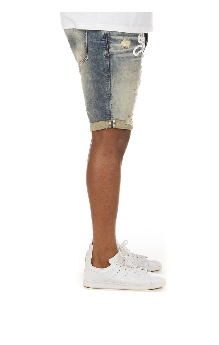 Ice Cream Soft Serve Jean Shorts - 210000050522 Hidden Hype Clothing