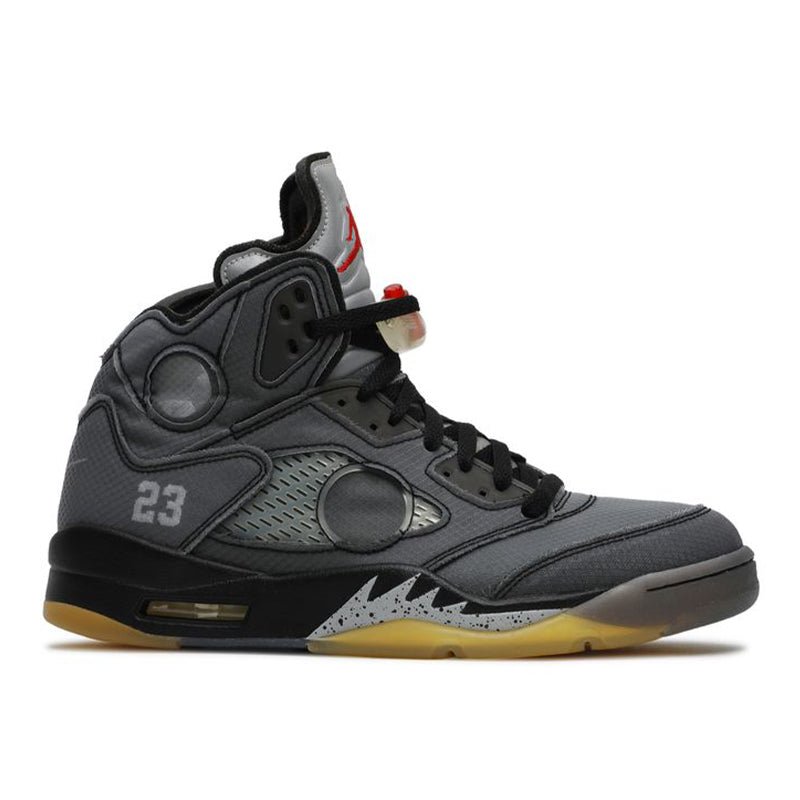 Jordan Off White Retro 5 "Black/Noir" - 210000093859 Hidden Hype Clothing