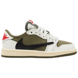 Jordan Retro 1 Low Travis Scott Pre School "Medium Olive" - 210000094515 Hidden Hype Clothing