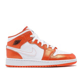Jordan Retro 1 Mid "Metallic Orange" GS - 210000060992 Hidden Hype Clothing