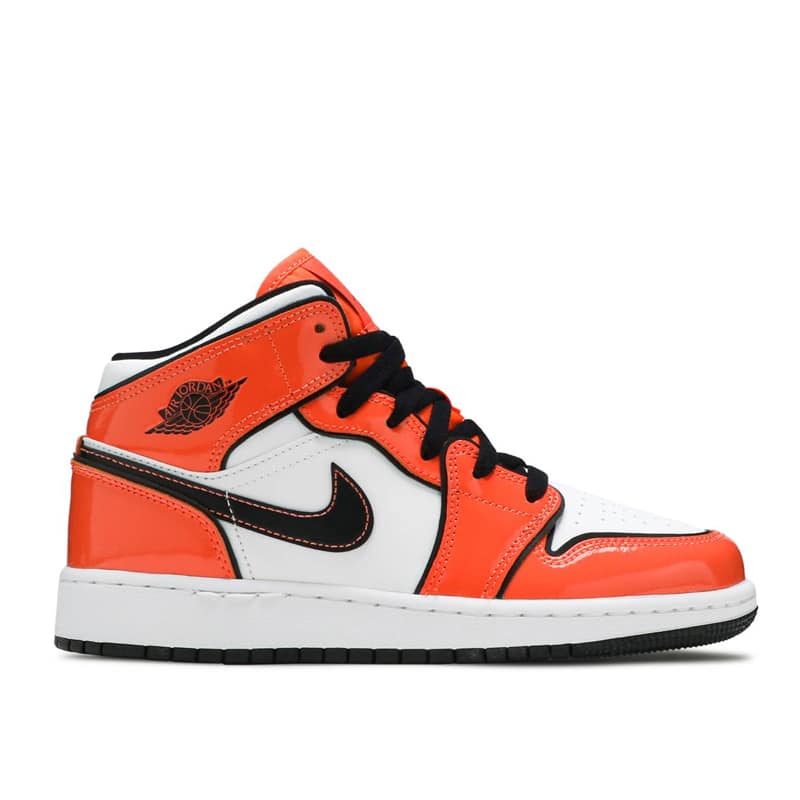 Jordan Retro 1 Mid "Turf Orange" GS - 210000050058 Hidden Hype Clothing