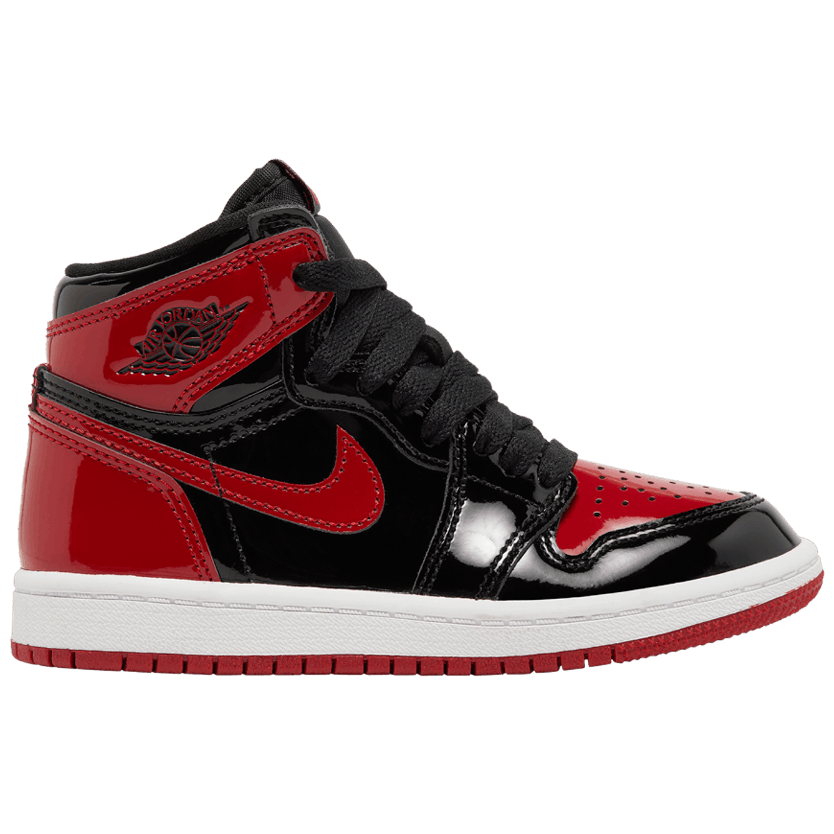 Jordan Retro 1 Pre School "Patent Bred" - 210000100280 Hidden Hype Clothing