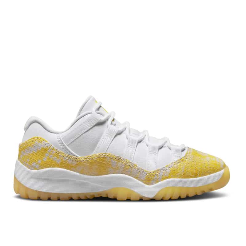 Jordan Retro 11 Low Pre School "Yellow Snakeskin" - 210000079258 Hidden Hype Clothing