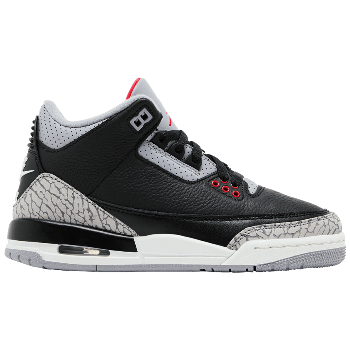 Jordan Retro 3 "Black Cement Reimagined" GS - 210000092287 Hidden Hype Clothing