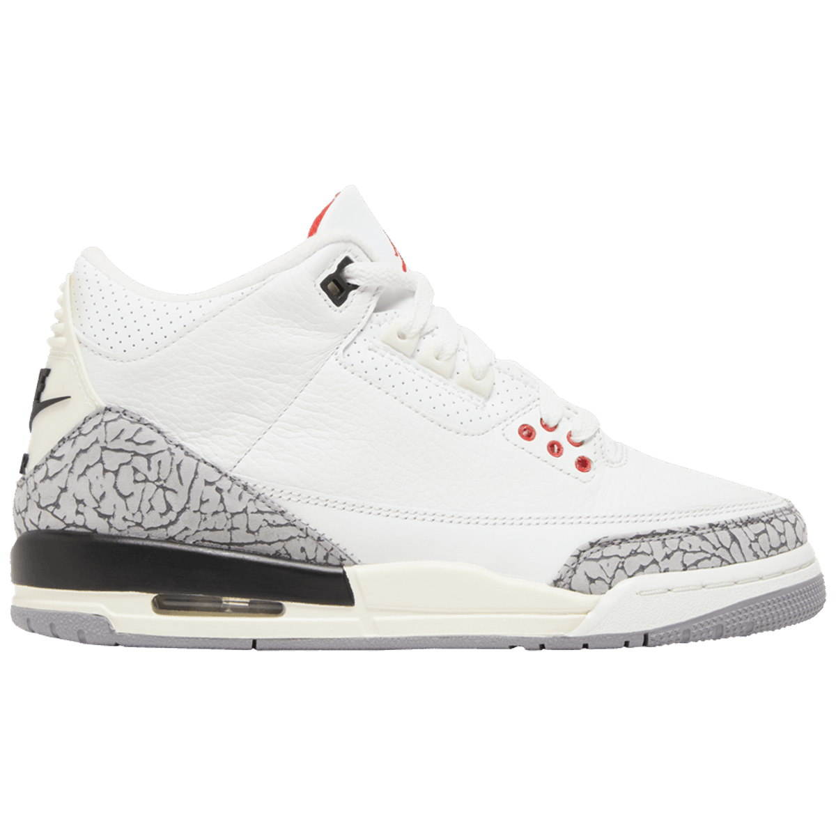 Jordan Retro 3 "White Cement Reimagined" GS - 210000091063 Hidden Hype Clothing