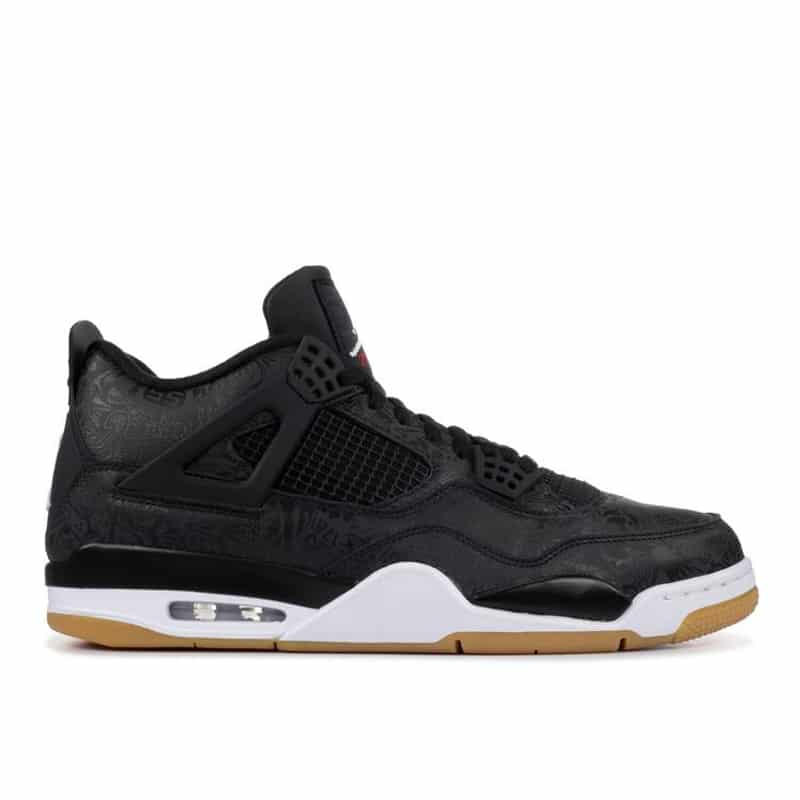 Jordan Retro 4 "Laser Black Gum" - 210000098944 Hidden Hype Clothing