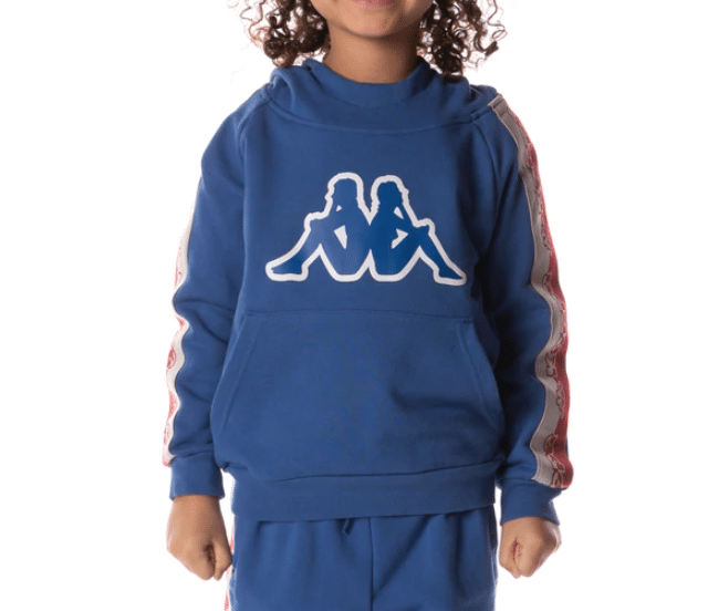 Kids Kappa Logo Tape Dapet Hoodie - 210000063687 Hidden Hype Clothing