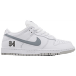 Nike Dunk Low SB Supreme "94 White Metallic Silver” - 210000099987 Hidden Hype Clothing