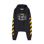 Off White Black/Yellow Caravaggio Hoodie - 210000089238 Hidden Hype Clothing