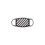 Off White Diagonal Face Mask - 210000049022 Hidden Hype Clothing
