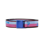 Off White Striped Industrial Short Belt - 210000098876 Hidden Hype Clothing