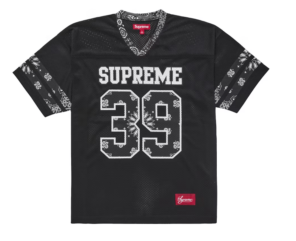 Supreme Bandana Football Jersey - 210000095856 Hidden Hype Clothing
