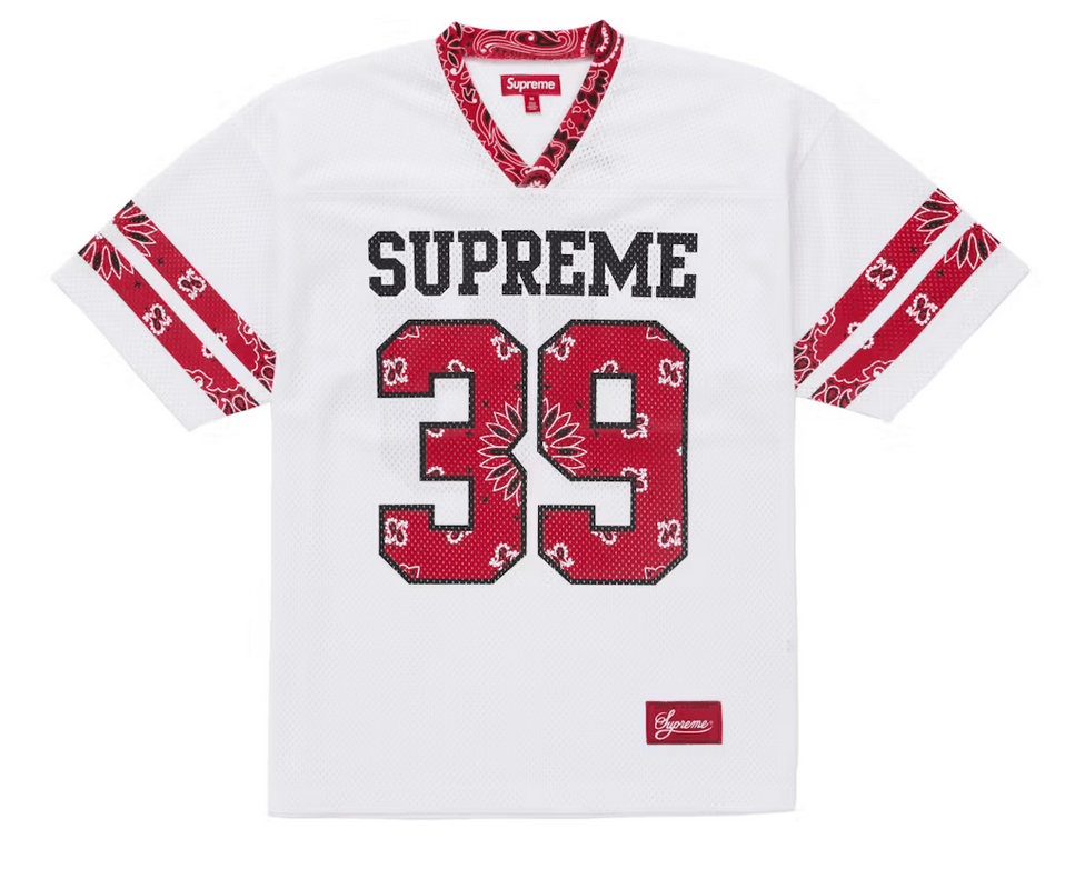 Supreme Bandana Football Jersey - 210000095851 Hidden Hype Clothing