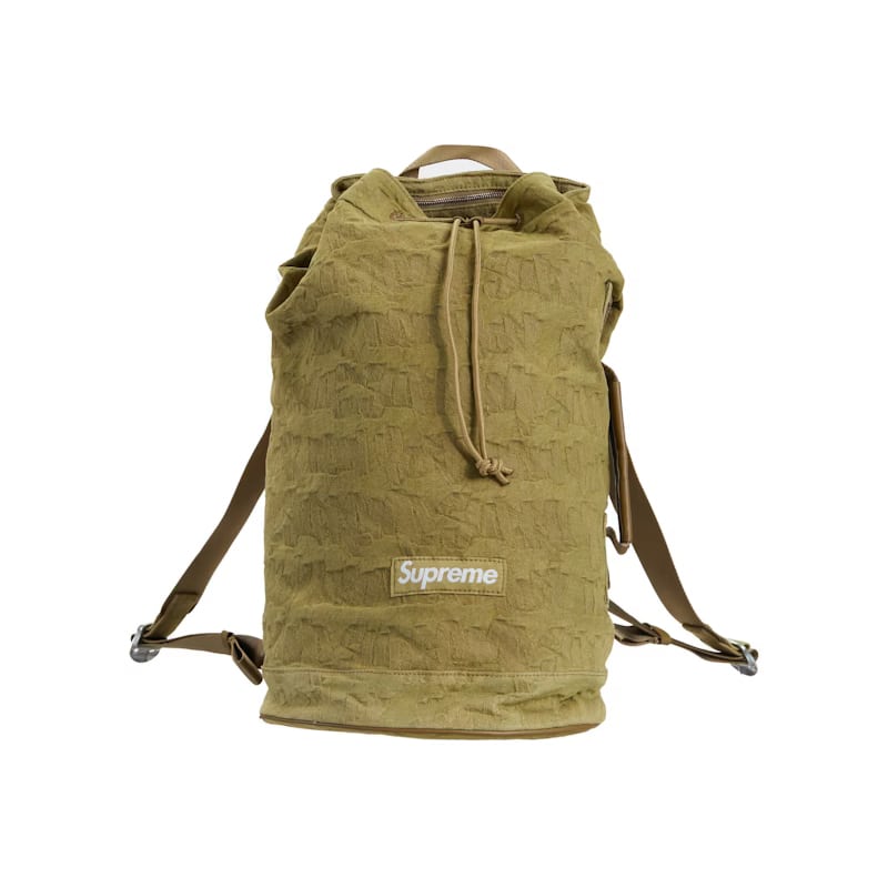 Supreme Fat Tip Jacquard Denim Backpack - 210000069186 Hidden Hype Clothing